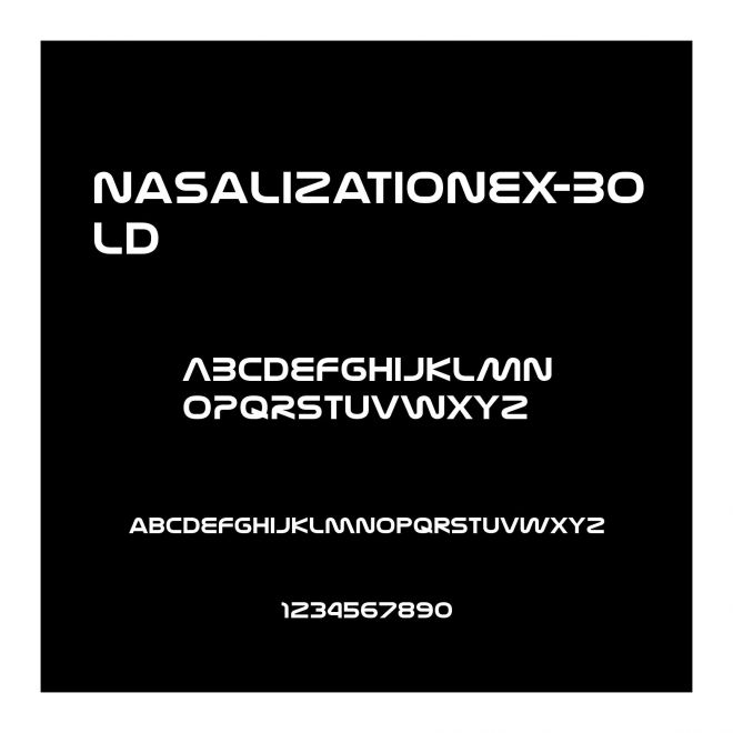 NasalizationEx-Bold