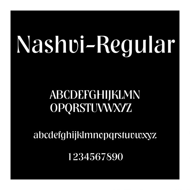 Nashvi-Regular