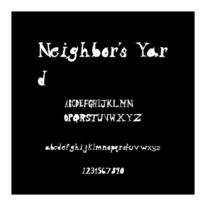 Neighbor's Yard