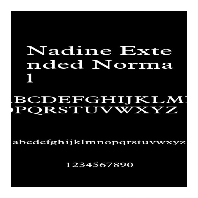 Nadine Extended Normal