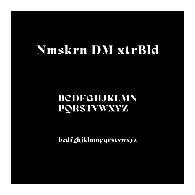 Namaskarn DEMO ExtraBold