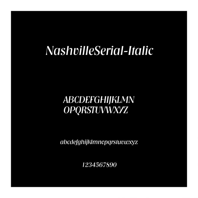 NashvilleSerial-Italic