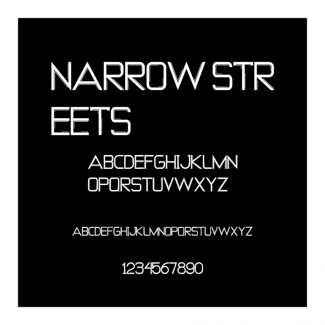 NARROW STREETS