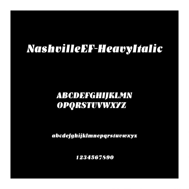 NashvilleEF-HeavyItalic
