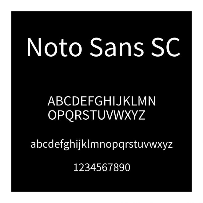 Noto Sans SC