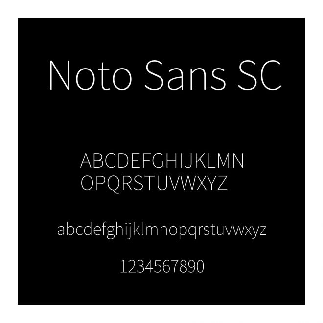 Noto Sans SC