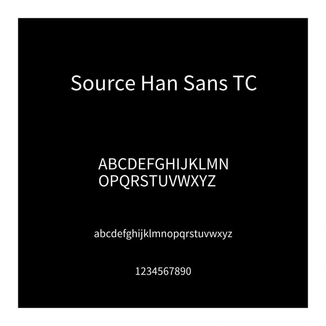 Source Han Sans TC