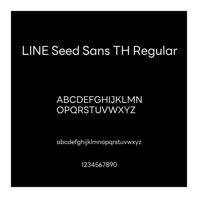 LINE Seed Sans TH Regular