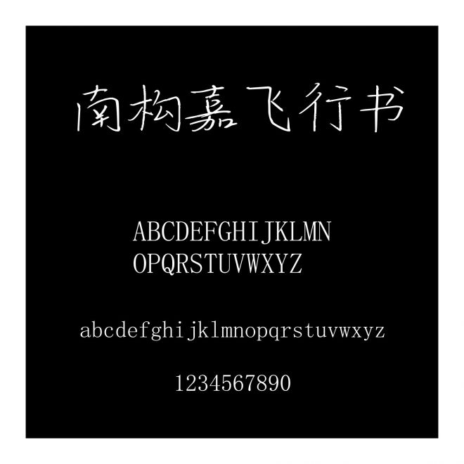 南構(gòu)嘉飛行書(shū)