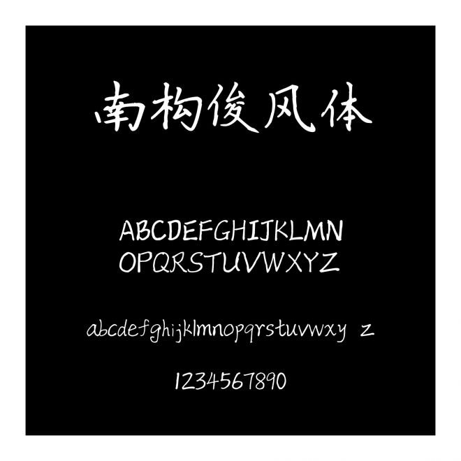 南構(gòu)俊風(fēng)體