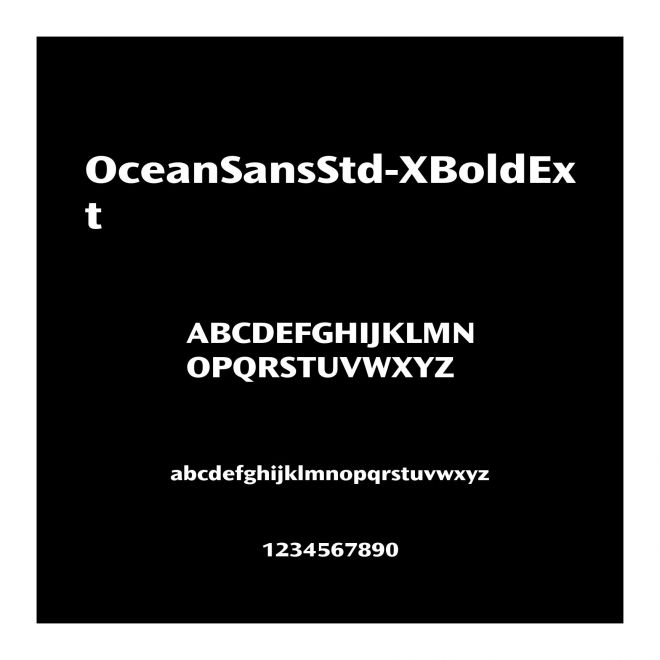 OceanSansStd-XBoldExt