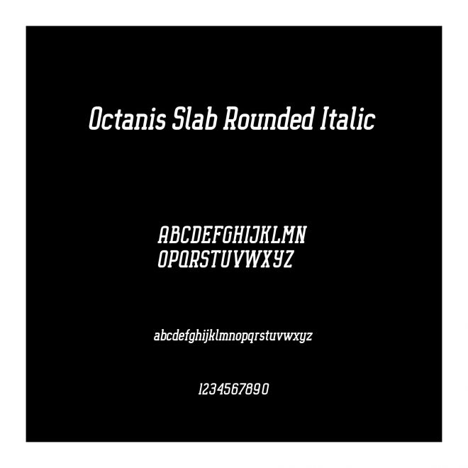Octanis Slab Rounded Italic