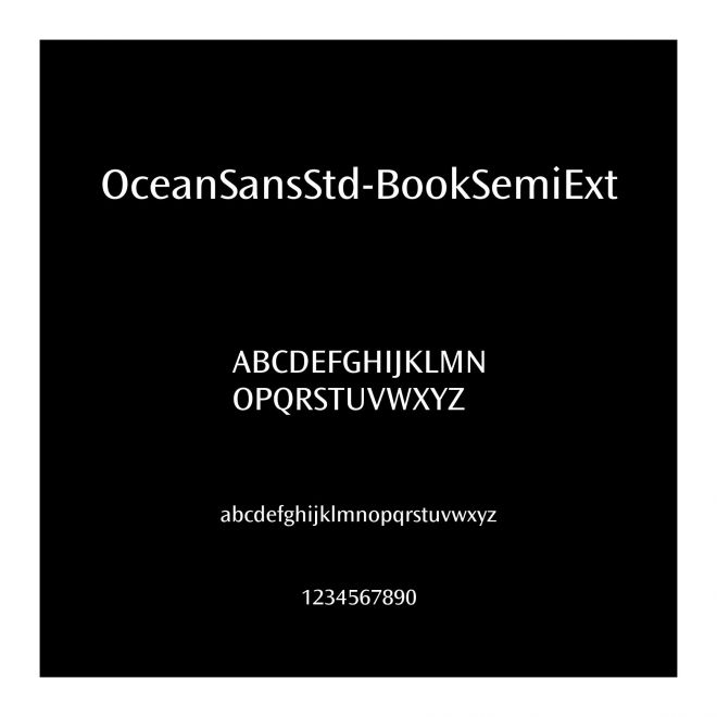 OceanSansStd-BookSemiExt