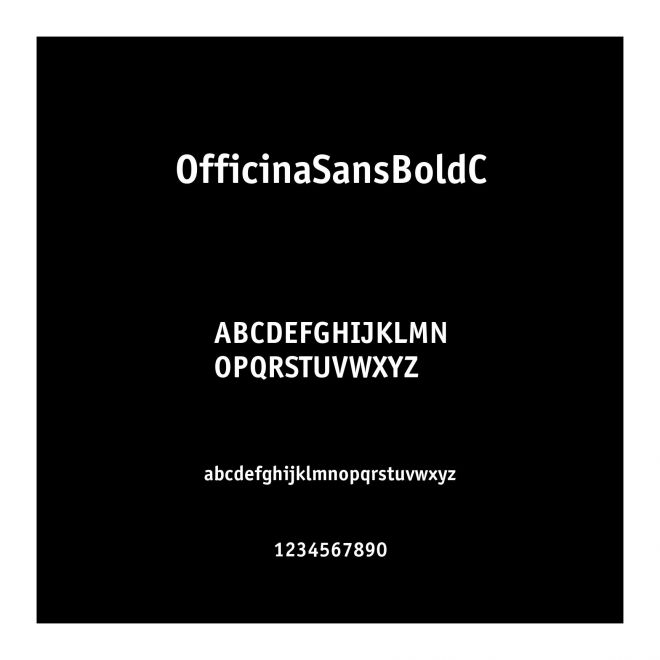 OfficinaSansBoldC