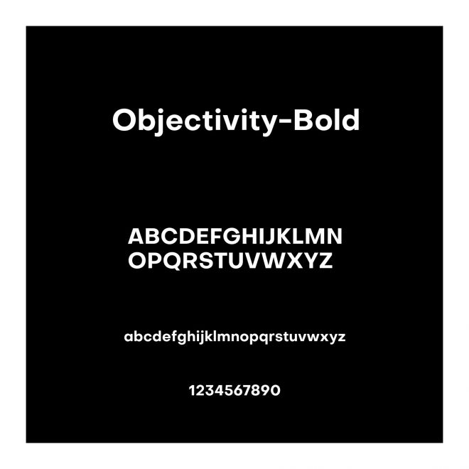 Objectivity-Bold