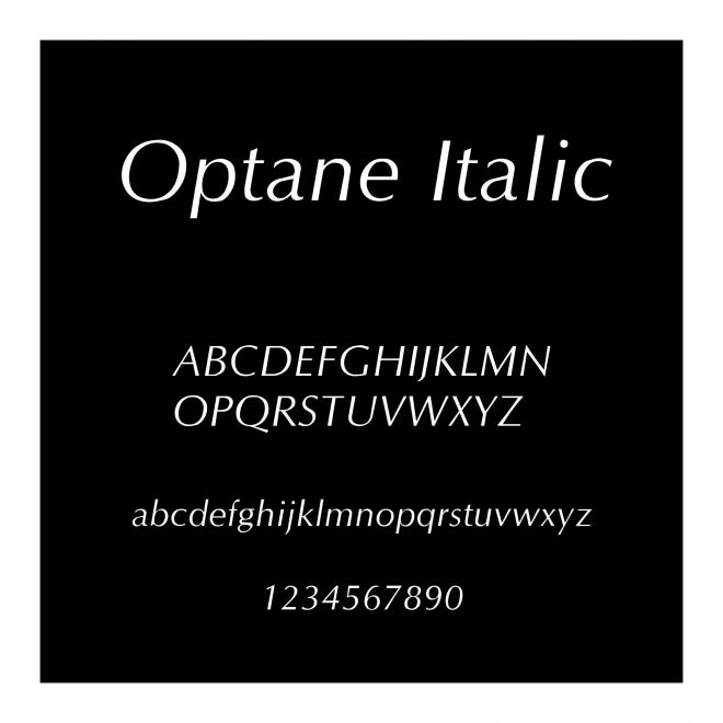 Optane Italic