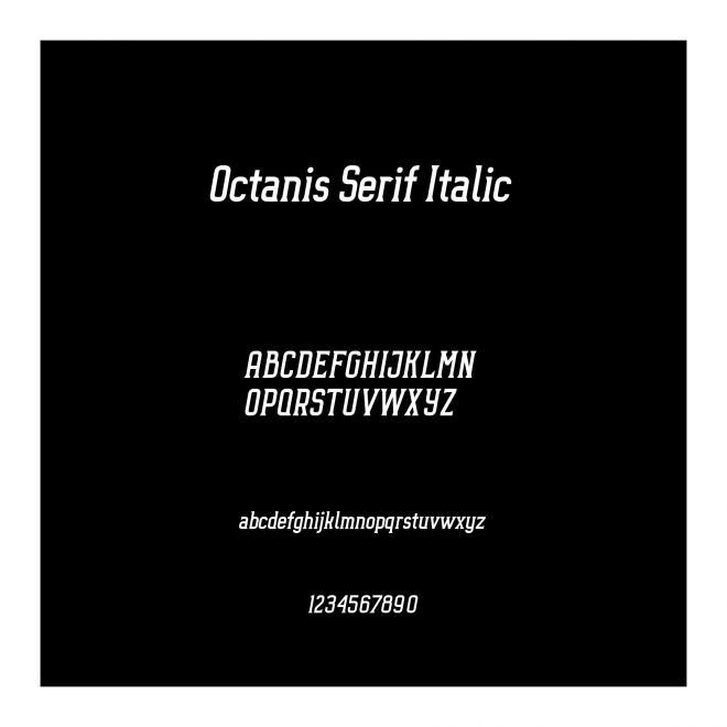 Octanis Serif Italic
