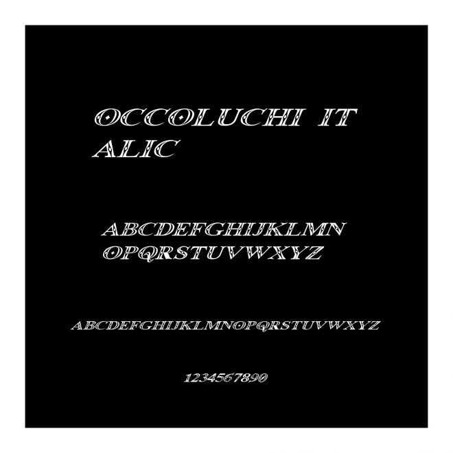 Occoluchi Italic