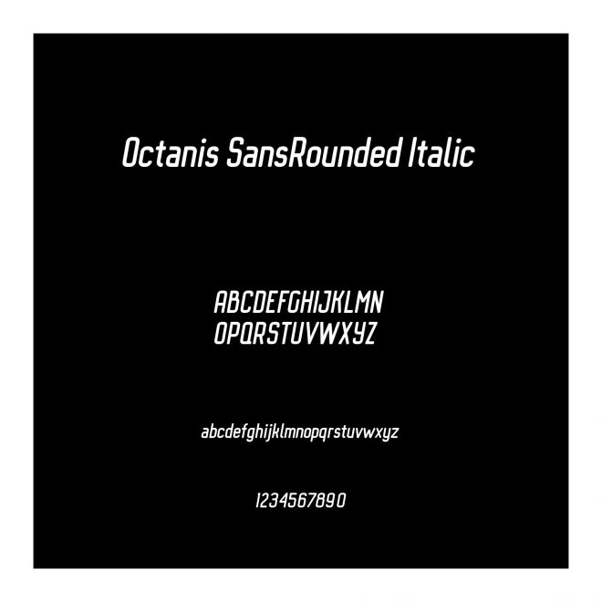 Octanis SansRounded Italic