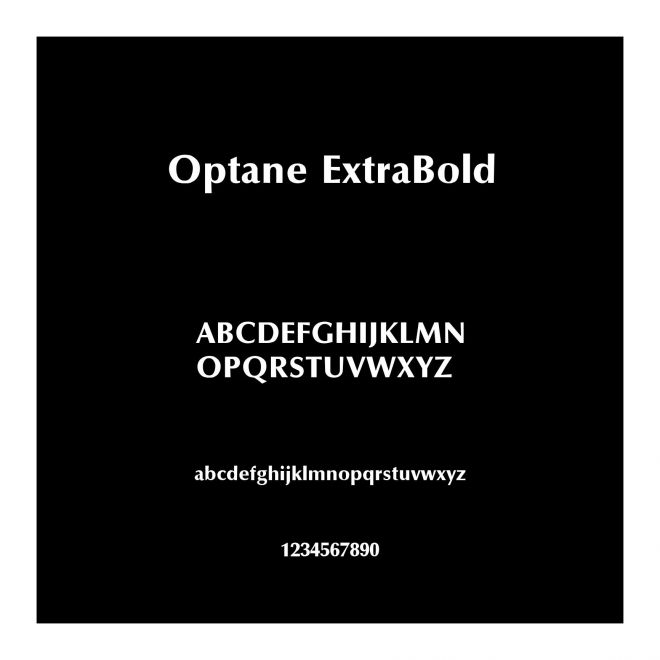 Optane ExtraBold