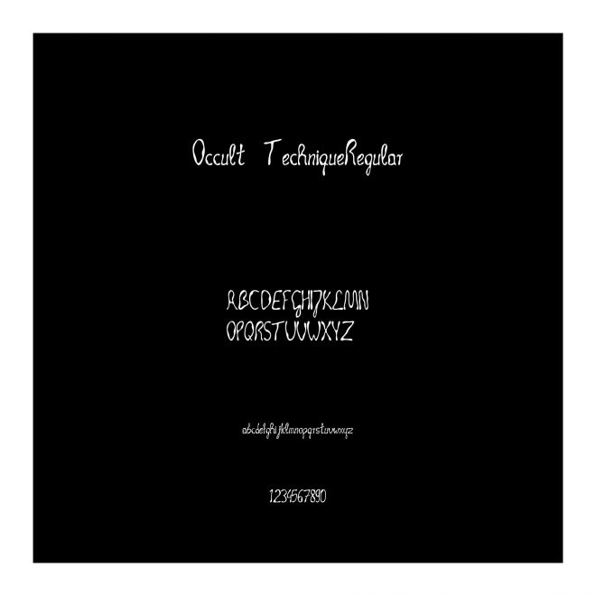 Occult TechniqueRegular