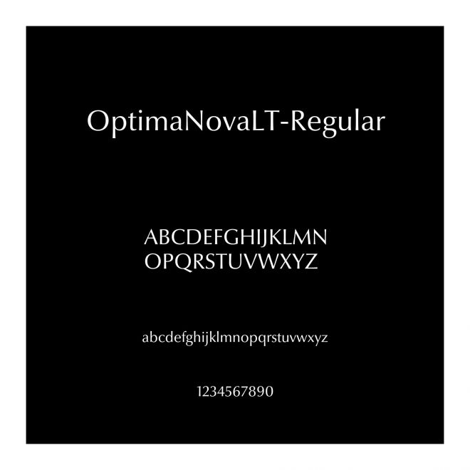 OptimaNovaLT-Regular