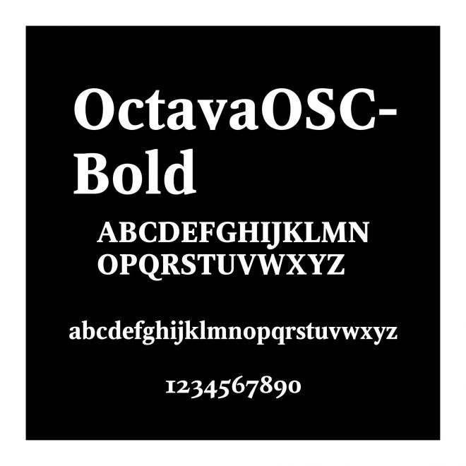 OctavaOSC-Bold