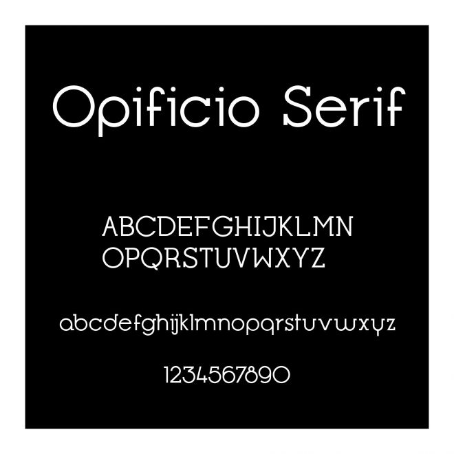 Opificio Serif