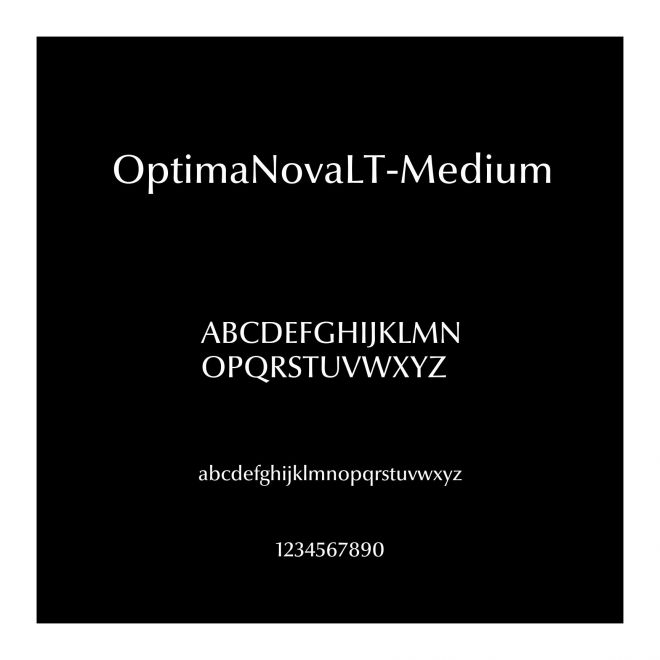 OptimaNovaLT-Medium