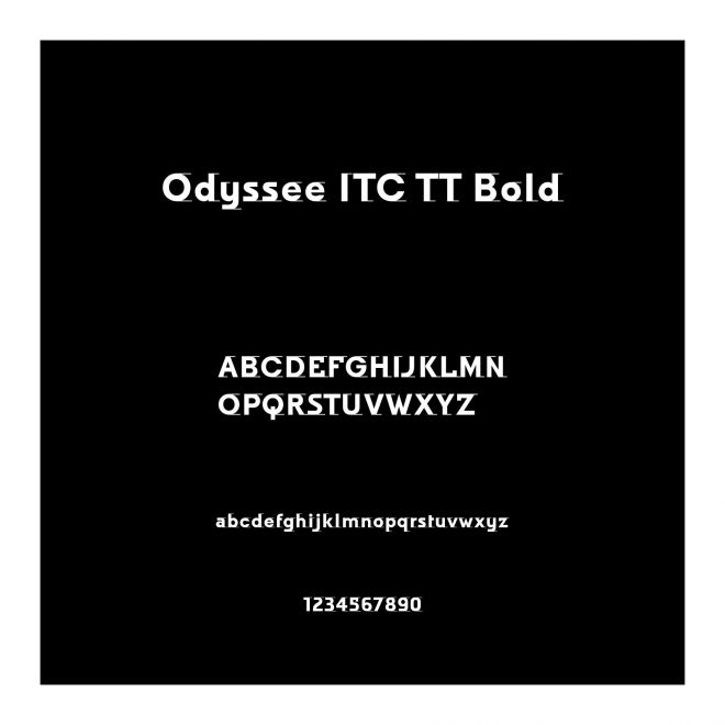 Odyssee ITC TT Bold