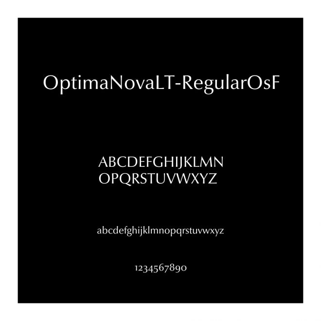 OptimaNovaLT-RegularOsF