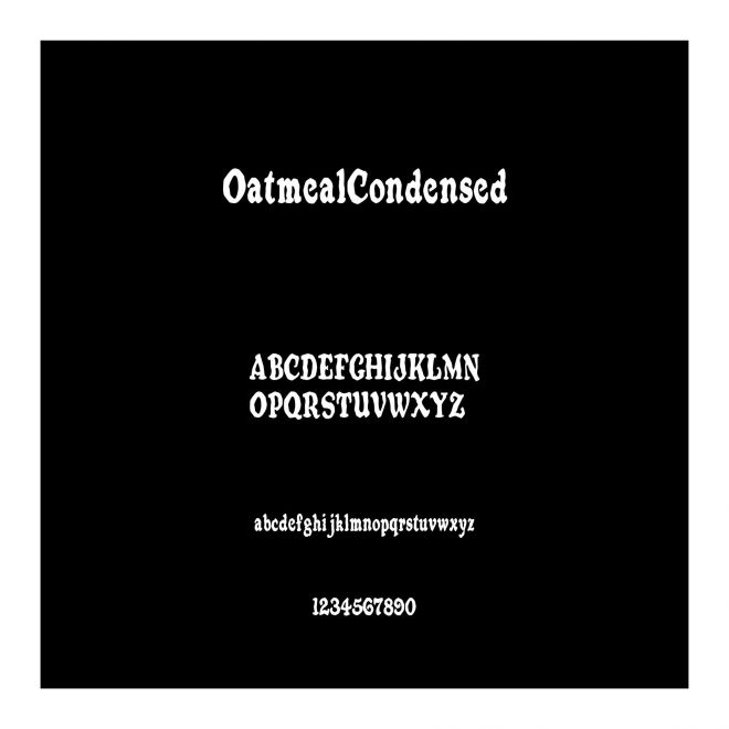 OatmealCondensed