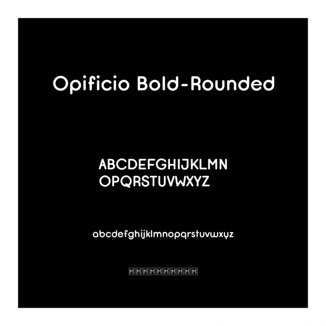 Opificio Bold-Rounded
