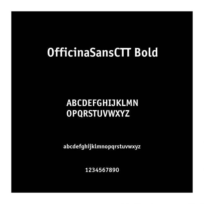 OfficinaSansCTT Bold