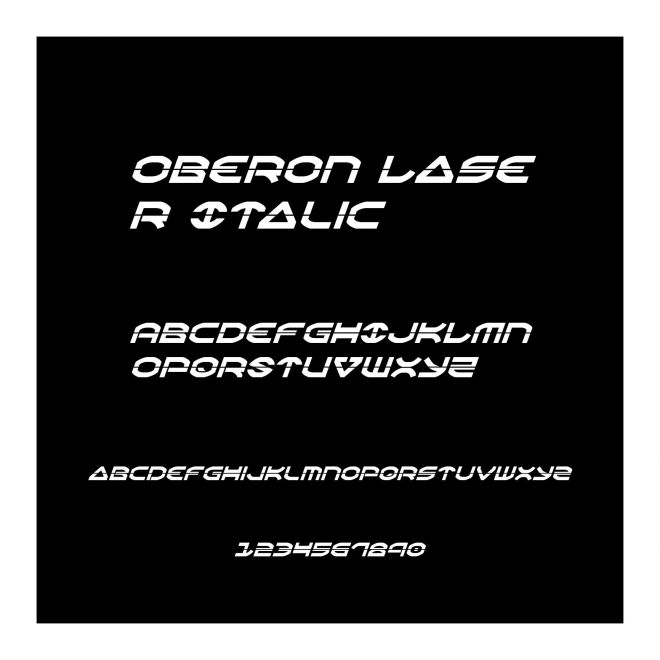 Oberon Laser Italic