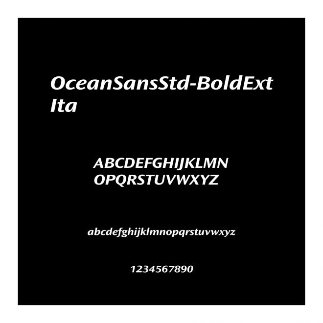 OceanSansStd-BoldExtIta