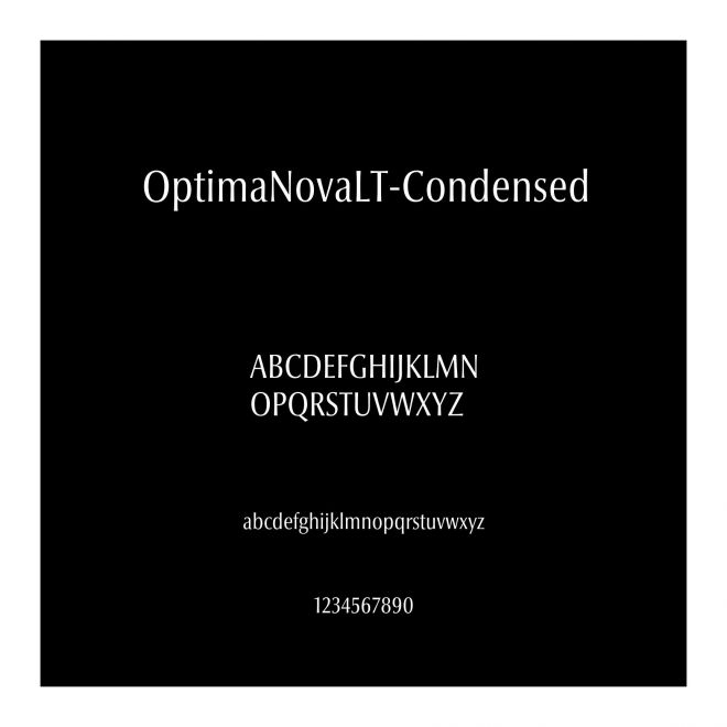 OptimaNovaLT-Condensed