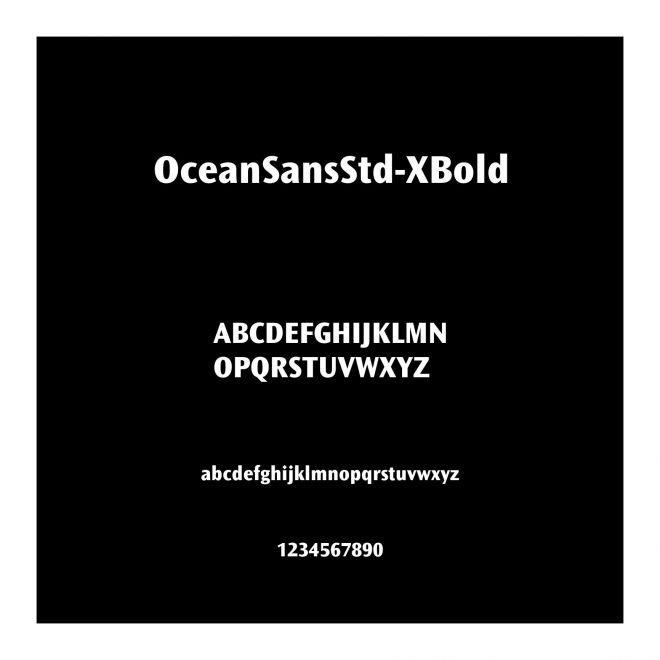 OceanSansStd-XBold
