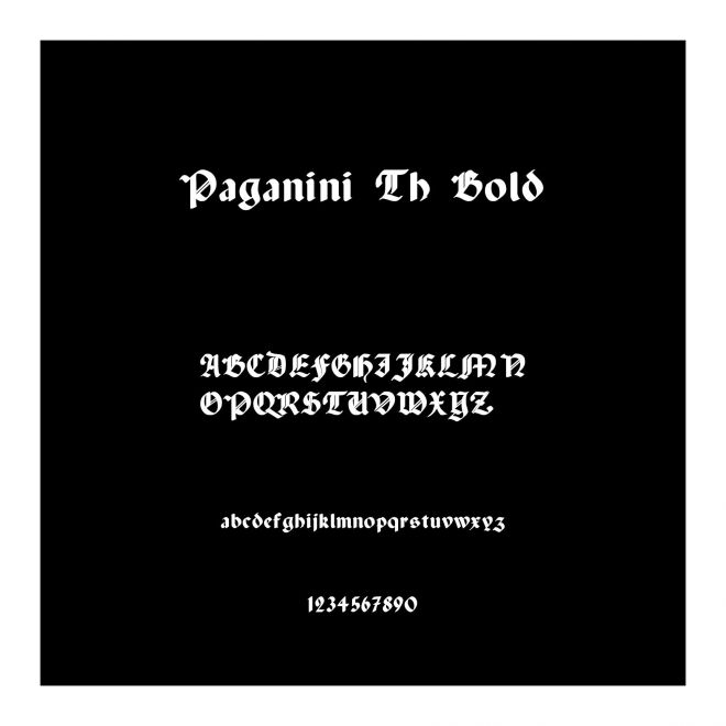 Paganini Th Bold