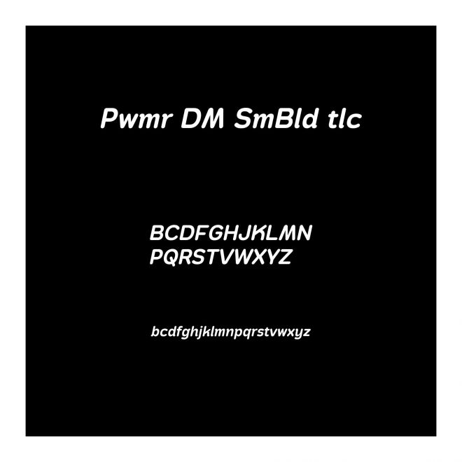 Pawmor DEMO SemiBold Italic
