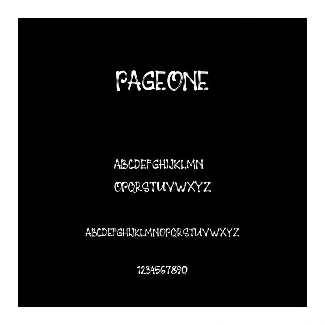 PAGEONE
