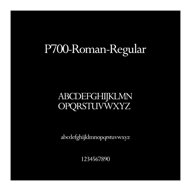 P700-Roman-Regular