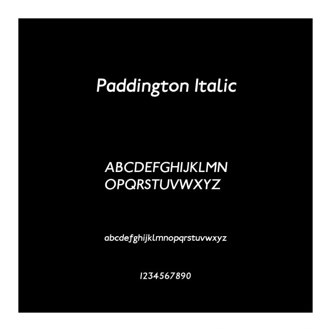 Paddington Italic