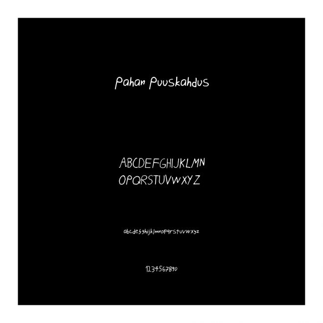Pahan Puuskahdus