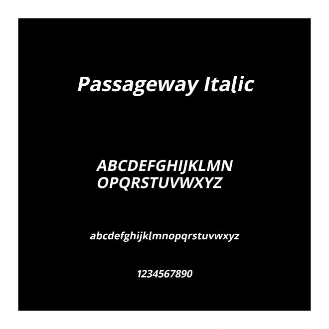 Passageway Italic