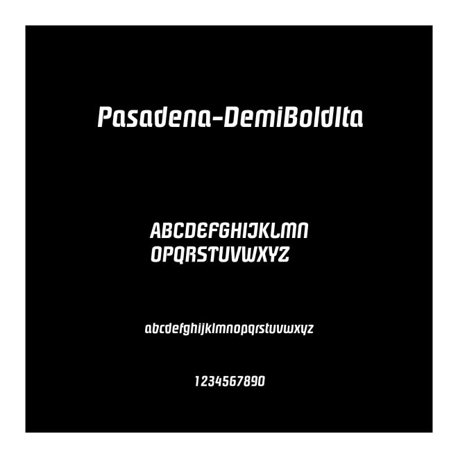 Pasadena-DemiBoldIta