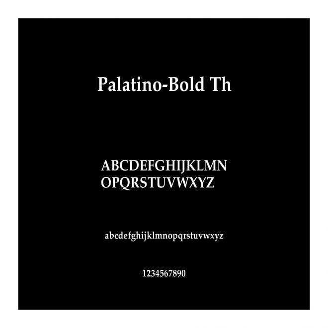 Palatino-Bold Th