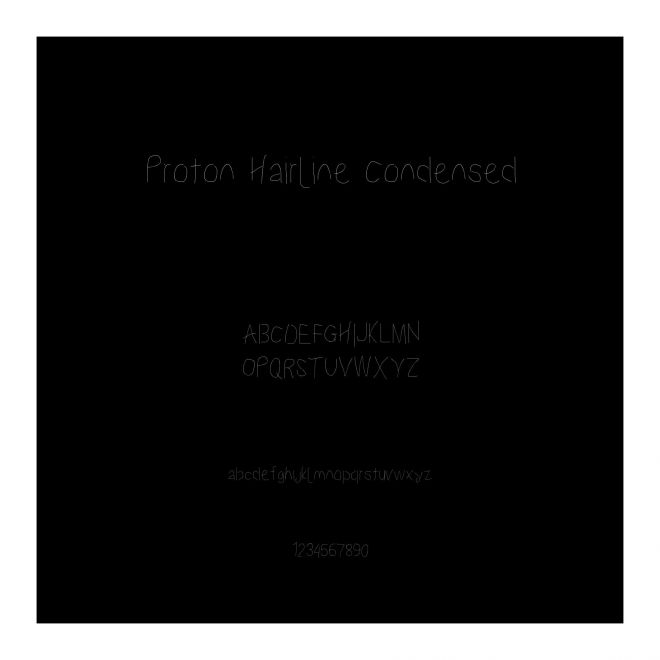 Proton Hairline Condensed