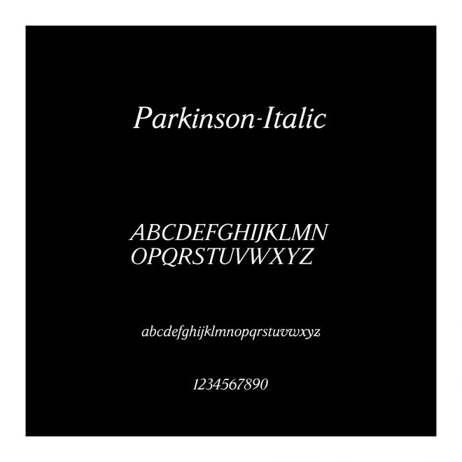 Parkinson-Italic