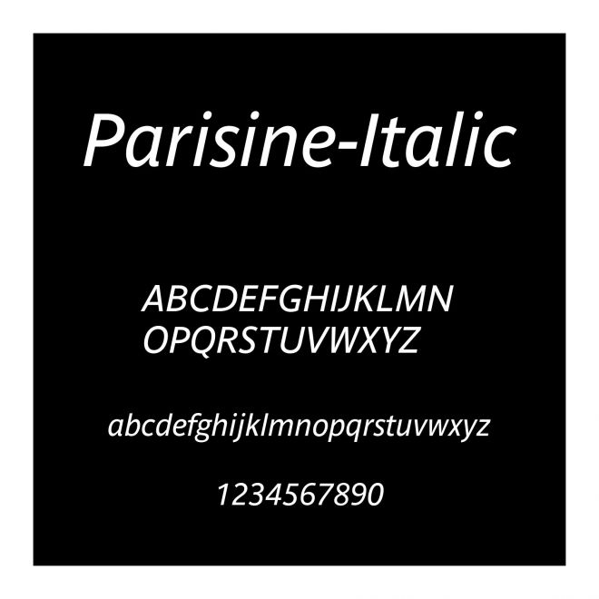 Parisine-Italic